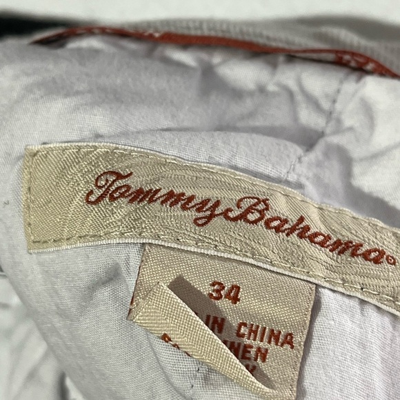 Tommy Bahama Striped Linen & Silk Blend Shorts - Picture 4 of 4